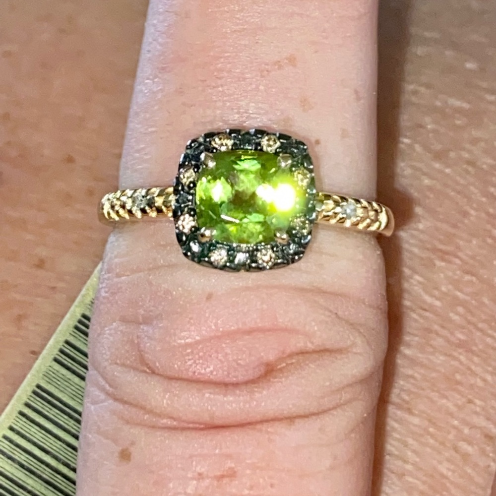 ❌❌❌SOLD❌❌❌NWT / APPRAISAL LORENZO JEWELRY LIMITED PERIDOT,GENUINE DIAMOND RING. - Picture 10 of 14